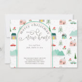 Kerstmis uit New House Mountain Village Moving Aankondiging (Voorkant)