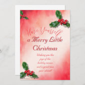 Kerstmis Uitnodiging (Voorkant / Achterkant)