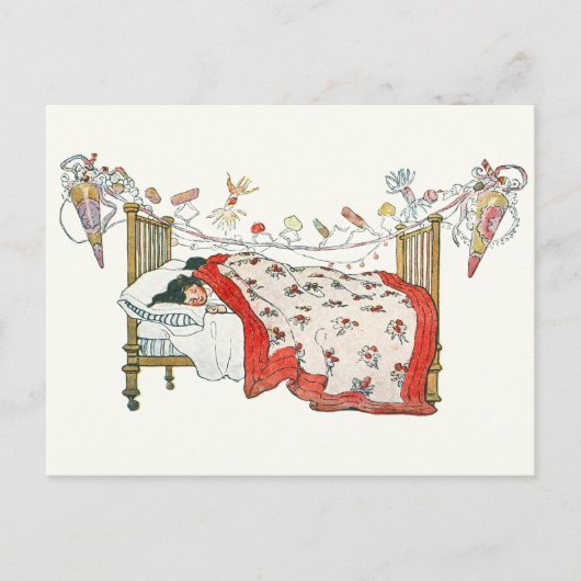 Kerstmis uitnodiging briefkaart (Voorkant)