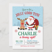 Kerstmis uitnodiging Kind (Voorkant)