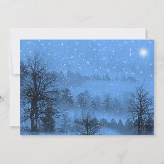 Kerstmis, uitnodiging voor feestdag (Voorkant)