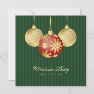 Kerstmis: uitnodiging voor Red Gold-feestfeest