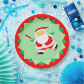 Kerstmis Ultimate Frisbee Papieren Bordje (Feest)