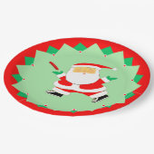 Kerstmis Ultimate Frisbee Papieren Bordje (Gekanteld)