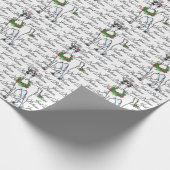 Kerstmis Unicorn, geloof gewoon Cadeaupapier (Hoek)