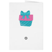 Kerstmis Unicorn Snowflakes en Wreate (Achterkant)