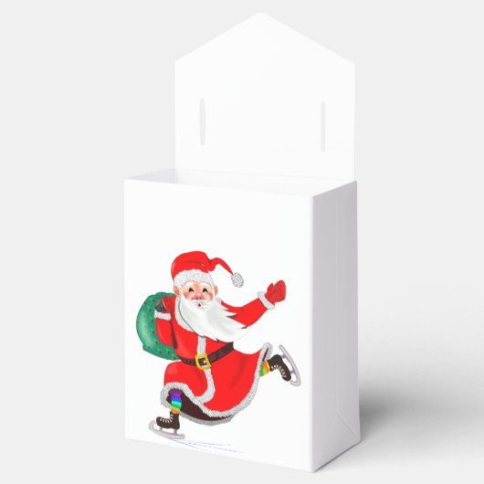 Kerstmis v Santa Gift Bedankdoosjes (Geopend)