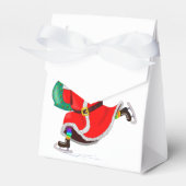 Kerstmis v Santa Gift Bedankdoosjes (Voorkant Zijde)