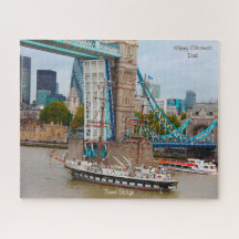 Kerstmis Vader Tower Bridge Legpuzzel