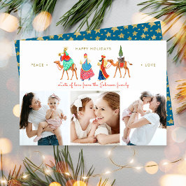 Kerstmis Vakantie | Drie Wijzen | Kaart van 3