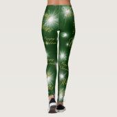 Kerstmis, vakantie, gelukkig, Kerstmis, jaar, nieu Leggings (Achterkant)