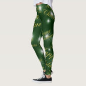 Kerstmis, vakantie, gelukkig, Kerstmis, jaar, nieu Leggings (Links)