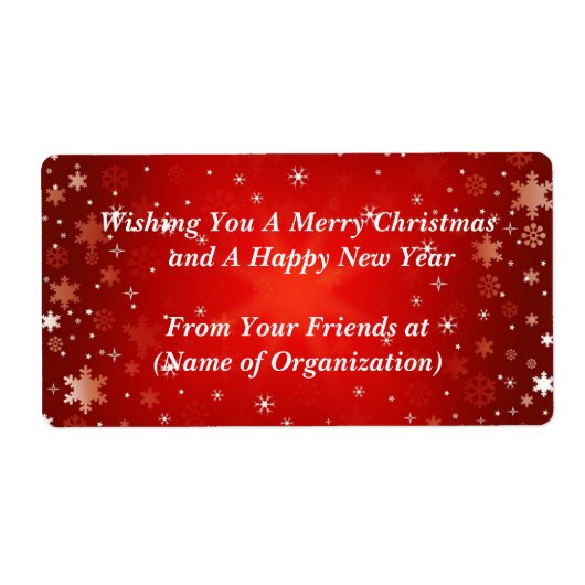 Kerstmis, Vakantie, Huwelijksdouane Etiket (Voorkant)