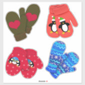 Kerstmis | Vakantiedagen groot Sticker (Vel)