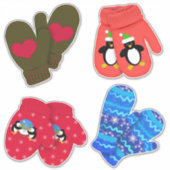 Kerstmis | Vakantiedagen groot Sticker (Voorkant)