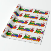 Kerstmis Vakantietrein Inpakpapier (Uitgerold)