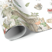 Kerstmis | Vakantievloeistofverlooppap Cadeaupapier (Rol Hoek)