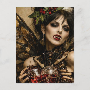 Kerstmis Vampier Briefkaart