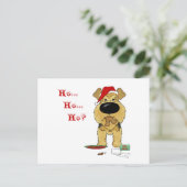 Kerstmis van Airedale Terrier Feestdagenkaart (Staand voorkant)