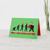 Kerstmis van Athiest Feestdagen Kaart (Voorkant)