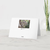 Kerstmis van Aussie aan u wenskaart Feestdagen Kaart (Achterkant)