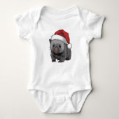 Kerstmis van baby Wombat Romper (Voorkant)