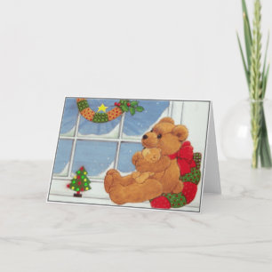 Kerstmis van Beary Feestdagen Kaart