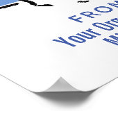 Kerstmis van bedrijf, onderneming of organisatie poster (Hoek)