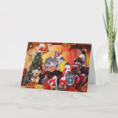 Kerstmis van Bilby Feestdagen Kaart (Achterkant)