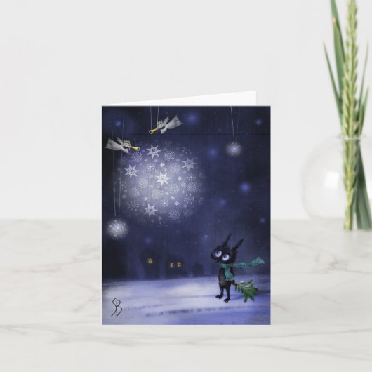 Kerstmis van Boboshkin Feestdagen Kaart (Voorkant)