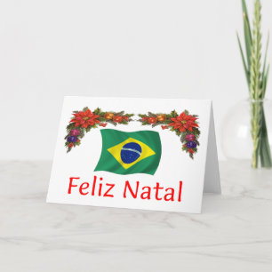 Kerstmis van Brazilië Feestdagen Kaart
