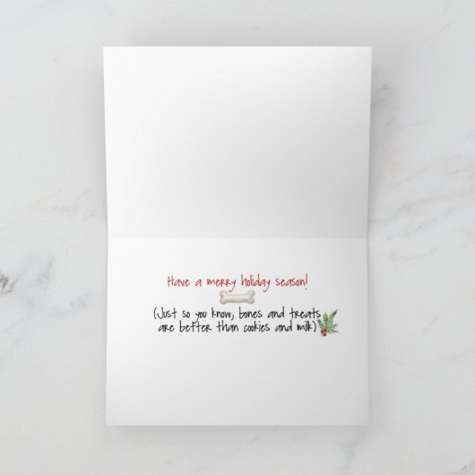 Kerstmis van Cavalier King Charles Spaniel Hond Kaart (Binnen)