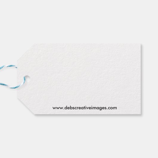 Kerstmis van Chihuahua Cadeaulabel (Achterkant Horizontaal)