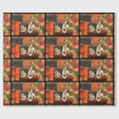 Kerstmis van Chihuahua Cadeaupapier (Vlak)