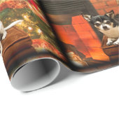 Kerstmis van Chihuahua Cadeaupapier (Rol Hoek)