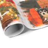 Kerstmis van Chihuahua Cadeaupapier (Rol Hoek)