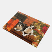 Kerstmis van Chihuahua Deurmat (Schuin)