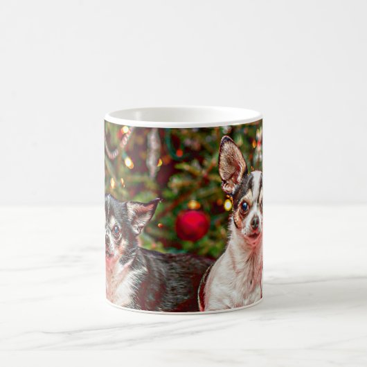 Kerstmis van Chihuahua Koffiemok (Center)