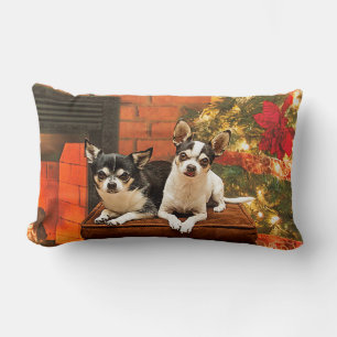 Kerstmis van Chihuahua Kussen