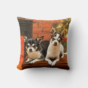 Kerstmis van Chihuahua Kussen