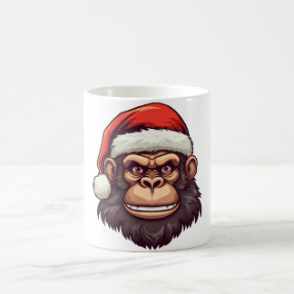 Kerstmis van de aap koffiemok