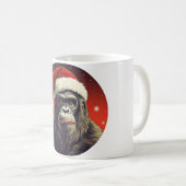 Kerstmis van de aap koffiemok (Voorkant rechts)