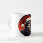Kerstmis van de aap koffiemok (Voorkant links)