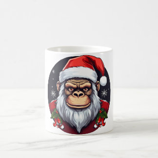 Kerstmis van de aap koffiemok