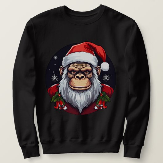 Kerstmis van de aap trui (Design voorkant)