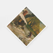 Kerstmis van de achterwoudeling servet (Hoek)