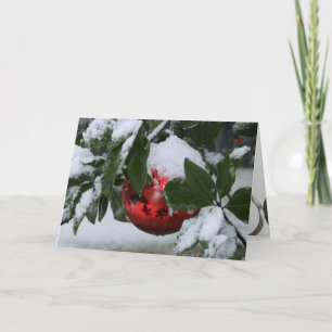 Kerstmis van de Amerikaanse veenbes Feestdagen Kaart