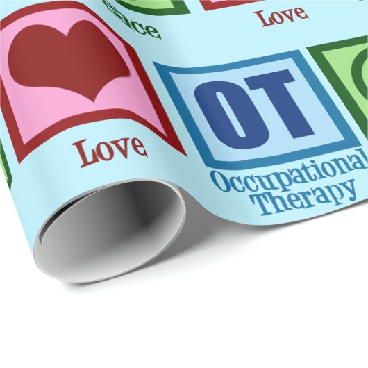 Kerstmis van de BeroepsTherapie van de Liefde van Cadeaupapier (Rol Hoek)