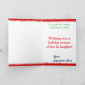 Kerstmis van de bokser feestdagen kaart (Binnen)