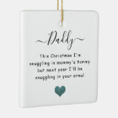 Kerstmis van de bump-dad om te worden keramisch ornament (Rechts)